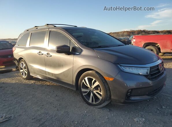 5FNRL6H88NB002325 2022 HONDA ODYSSEY Серый Передняя правая четверть