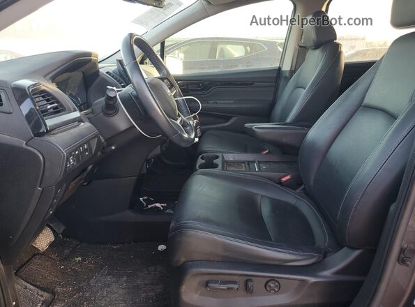 5FNRL6H88NB002325 2022 HONDA ODYSSEY Серый Вид салона спереди
