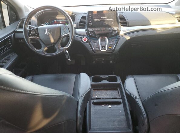 5FNRL6H88NB002325 2022 HONDA ODYSSEY Серый Вид панели приборов