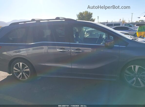 5FNRL6H88NB039181 2022 HONDA ODYSSEY Gray Widok wnętrza z tyłu
