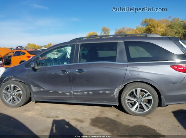 5FNRL6H88NB039181 2022 HONDA ODYSSEY Gray Widok wnętrza 360 stopni