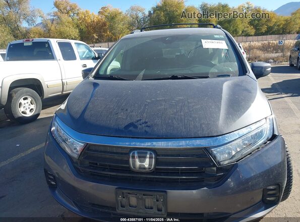 5FNRL6H88NB039181 2022 HONDA ODYSSEY Gray Widok zestawu wskaźników