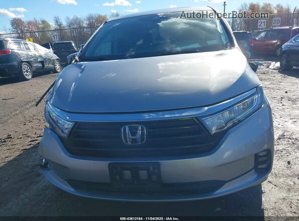 5FNRL6H88NB040587 2022 HONDA ODYSSEY Серебряный Вид щитка приборов