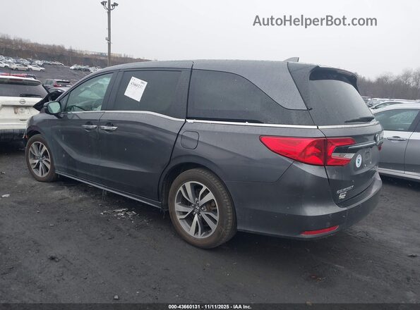 5FNRL6H89NB058032 2022 HONDA ODYSSEY Gray Rear left