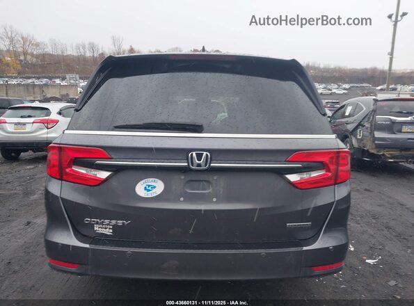 5FNRL6H89NB058032 2022 HONDA ODYSSEY Gray 