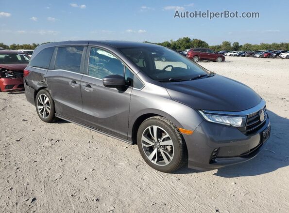5FNRL6H89PB029987 2023 HONDA ODYSSEY Gray Передня права чверть