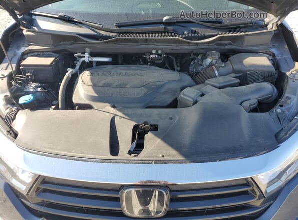 5FNRL6H89PB029987 2023 HONDA ODYSSEY Gray Вид підкапотного простору