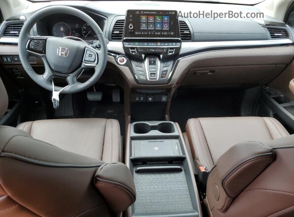 5FNRL6H89SB077031 2025 HONDA ODYSSEY White Dashboard view