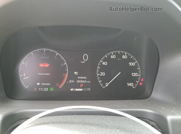 5FNRL6H89SB077031 2025 HONDA ODYSSEY White Instrument cluster view
