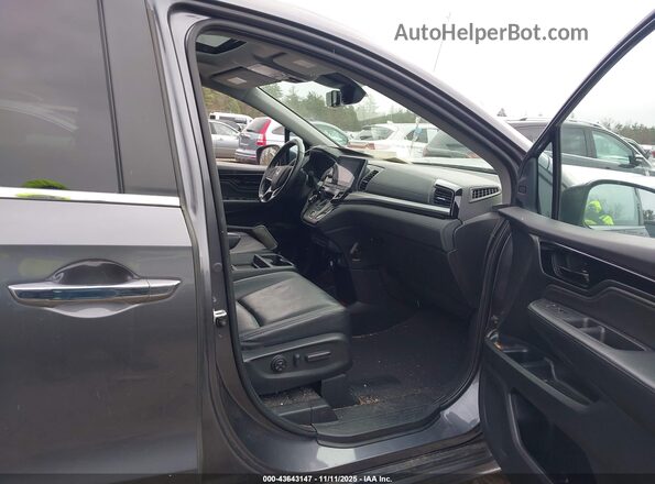 5FNRL6H8XMB033980 2021 HONDA ODYSSEY Gray Front interior view