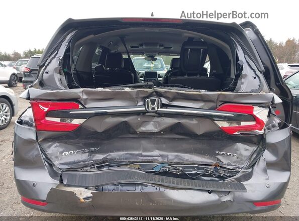 5FNRL6H8XMB033980 2021 HONDA ODYSSEY Gray Front view