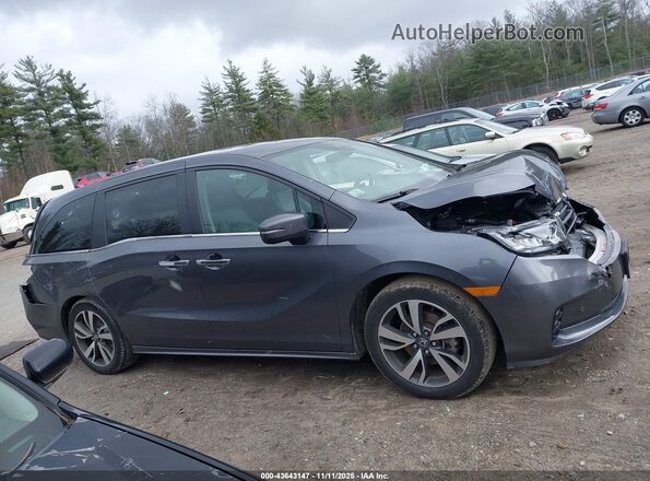 5FNRL6H8XMB033980 2021 HONDA ODYSSEY Gray 360 interior view