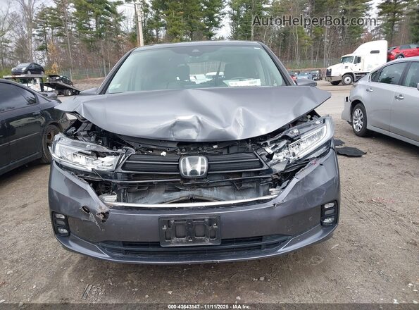 5FNRL6H8XMB033980 2021 HONDA ODYSSEY Gray Rear interior view