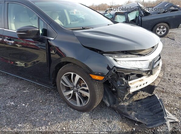 5FNRL6H8XNB005937 2022 HONDA ODYSSEY Black Widok z przodu