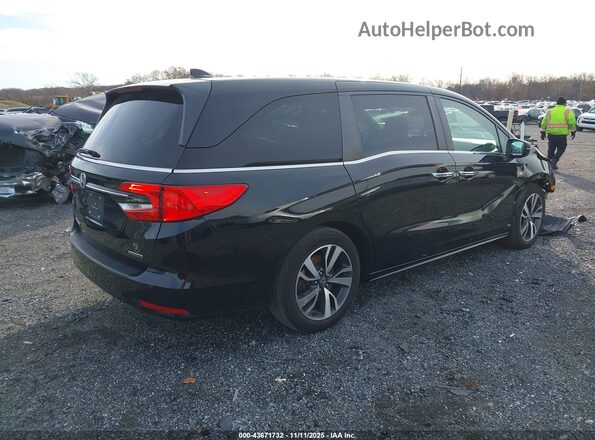 5FNRL6H8XNB005937 2022 HONDA ODYSSEY Black Tył prawy