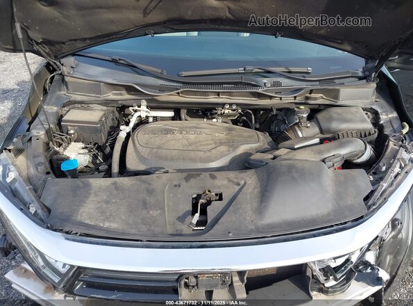 5FNRL6H8XNB005937 2022 HONDA ODYSSEY Black Widok z tyłu