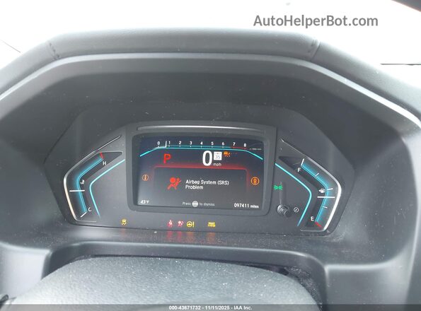 5FNRL6H8XNB005937 2022 HONDA ODYSSEY Black Widok tylnych siedzeń