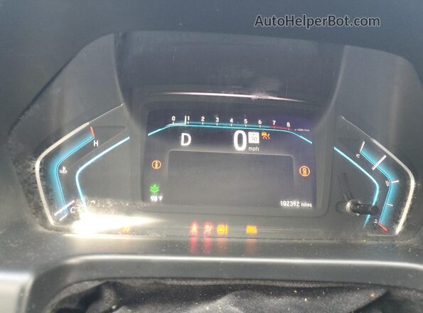 5FNRL6H90MB002150 2021 HONDA ODYSSEY Blue Vista del cuadro de instrumentos