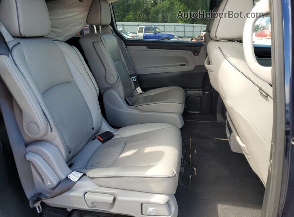 5FNRL6H90MB002150 2021 HONDA ODYSSEY Blue Vista interior trasera