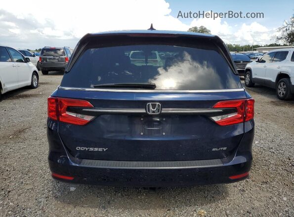 5FNRL6H90MB002150 2021 HONDA ODYSSEY Blue Vista trasera