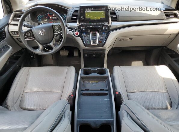 5FNRL6H90MB002150 2021 HONDA ODYSSEY Blue Vista del salpicadero