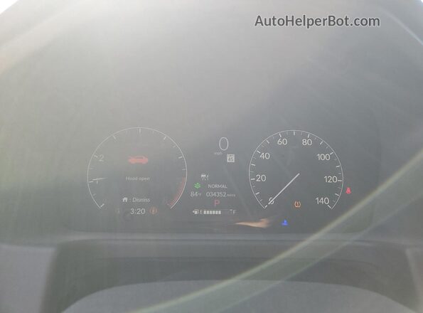 5FNRL6H90SB013842 2025 HONDA ODYSSEY Blue Widok zestawu wskaźników