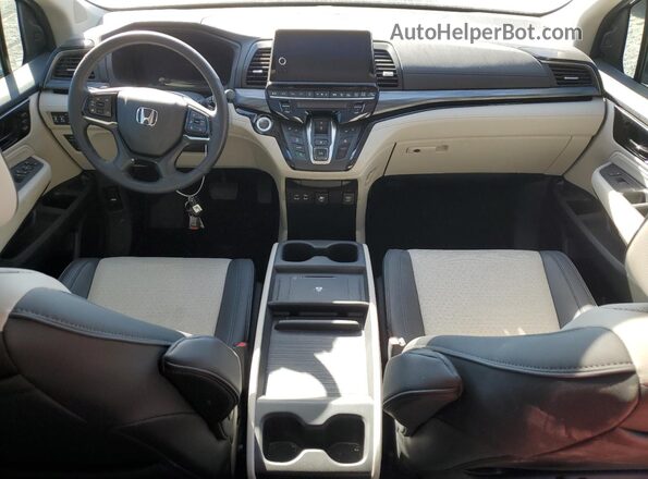 5FNRL6H90SB013842 2025 HONDA ODYSSEY Blue Widok deski rozdzielczej