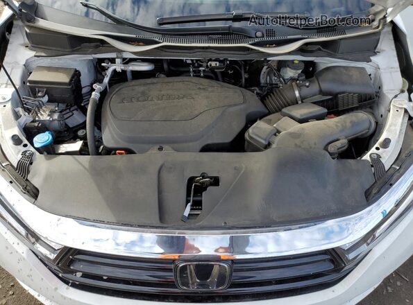 5FNRL6H91NB015698 2022 HONDA ODYSSEY White ძრავის განყოფილების ხედი