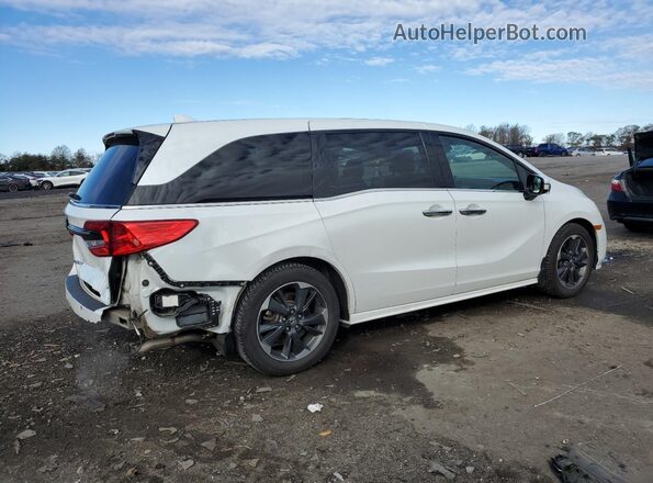 5FNRL6H91NB015698 2022 HONDA ODYSSEY White უკანა მარჯვენა