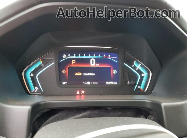 5FNRL6H93MB017810 2021 HONDA ODYSSEY Серебряный Вид щитка приборов