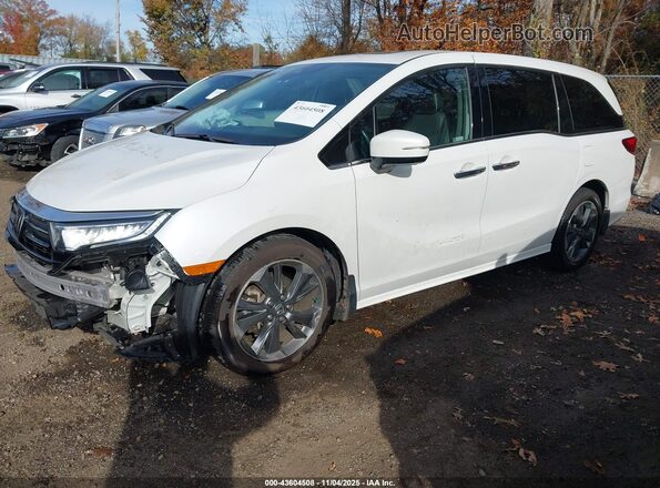 5FNRL6H93PB018282 2023 HONDA ODYSSEY White Vista tres cuartos delantera izquierda