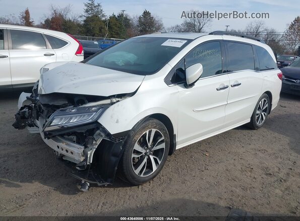 5FNRL6H94LB045159 2020 HONDA ODYSSEY Белый Передняя левая четверть