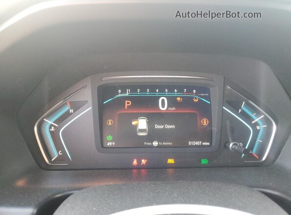 5FNRL6H94RB038835 2024 HONDA ODYSSEY Gray ხელსაწყოთა პანელის ხედი