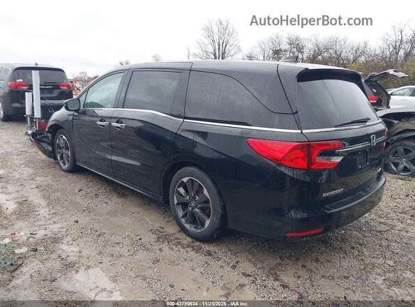 5FNRL6H95NB039566 2022 HONDA ODYSSEY Black Հետևի ձախ