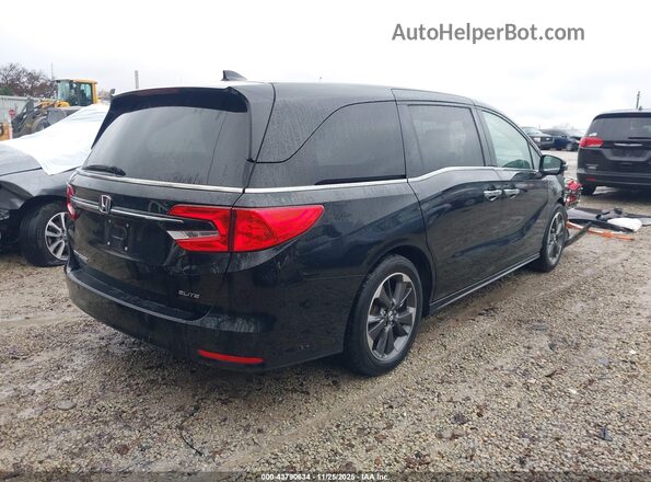 5FNRL6H95NB039566 2022 HONDA ODYSSEY Black Հետևի աջ