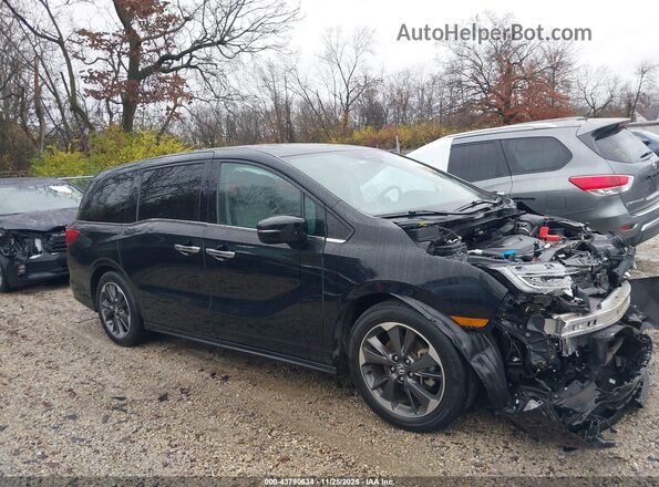 5FNRL6H95NB039566 2022 HONDA ODYSSEY Black Սալոնի 360 աստիճան տեսք