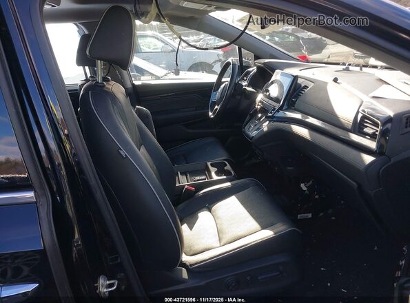5FNRL6H96MB002556 2021 HONDA ODYSSEY Black Front interior view