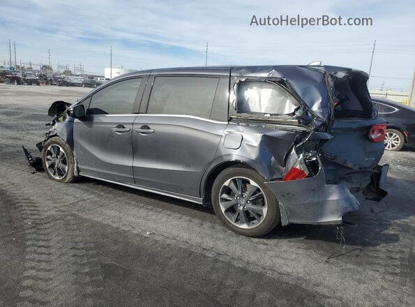 5FNRL6H98MB011923 2021 HONDA ODYSSEY Gray Задня ліва чверть