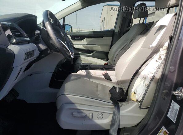 5FNRL6H98MB011923 2021 HONDA ODYSSEY Gray Вид салону спереду