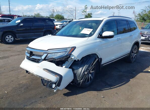 5FNYF5H62NB031606 2022 HONDA PILOT Белый Передняя левая четверть
