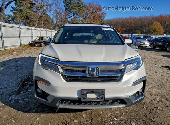 5FNYF6H02KB026676 2019 HONDA PILOT White Front view