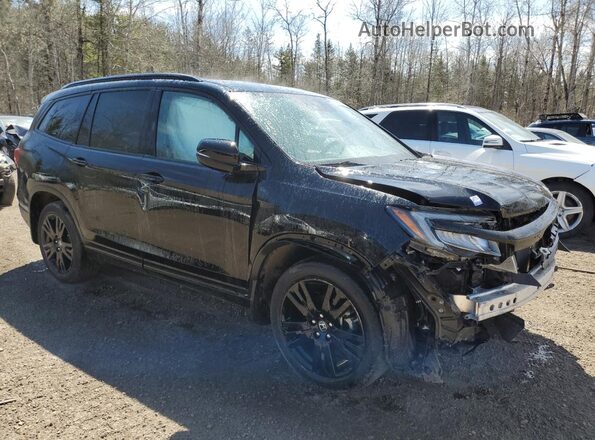 5FNYF6H03KB504491 2019 HONDA PILOT Black Delantero derecho