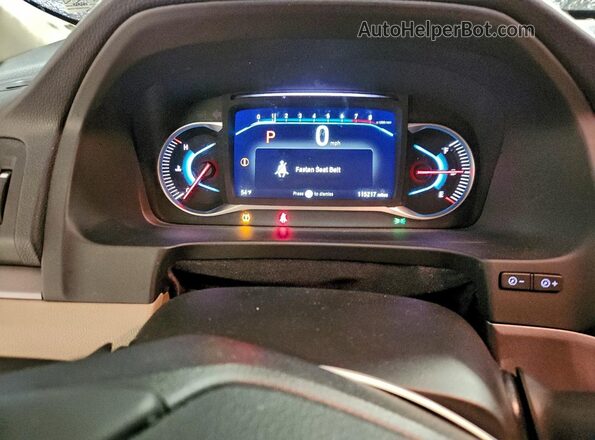 5FNYF6H55LB010890 2020 HONDA PILOT White Instrument cluster view