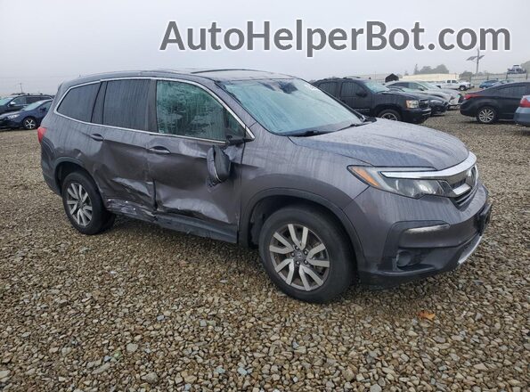 5FNYF6H56MB035637 2021 HONDA PILOT Серый Передняя правая четверть