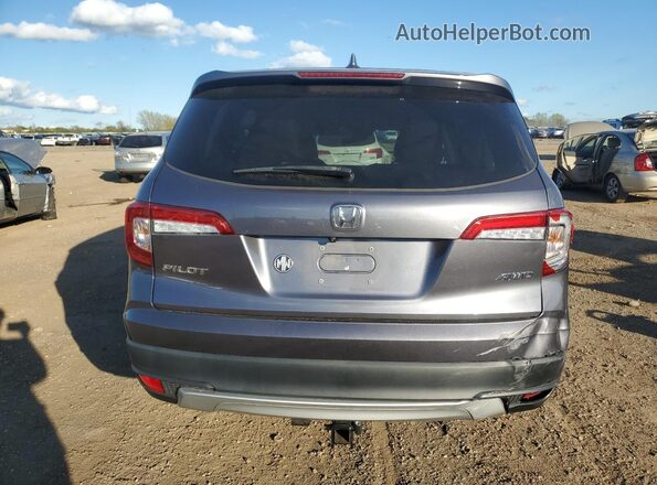 5FNYF6H58LB026890 2020 HONDA PILOT Gray Rear view