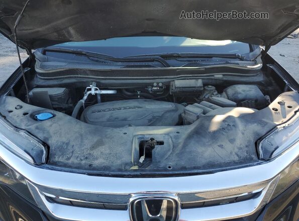 5FNYF6H59LB013534 2020 HONDA PILOT Black Engine compartment view
