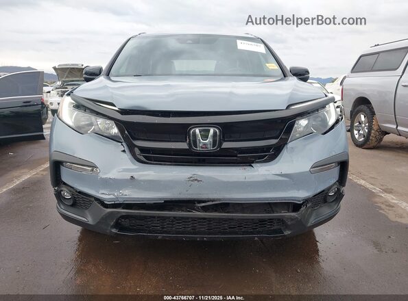 5FNYF6H89NB080289 2022 HONDA PILOT Blue Vista frontal