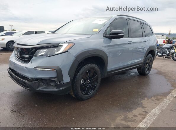 5FNYF6H89NB080289 2022 HONDA PILOT Blue Vista tres cuartos delantera izquierda