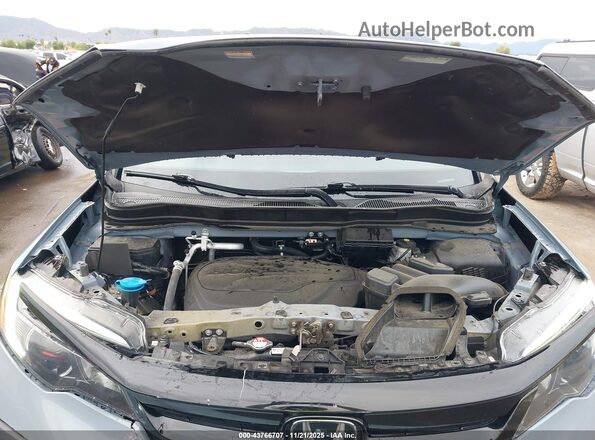 5FNYF6H89NB080289 2022 HONDA PILOT Blue Vista trasera