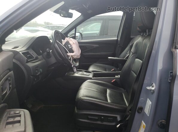 5FNYF6H89NB081300 2022 HONDA PILOT Серый Вид салона спереди